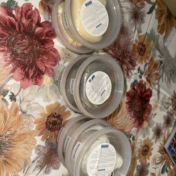 7 8 Oz Tubs Mosaic Mortar Grout BIM White X3 Pewter X2 Butter X2 All New Sealed - Picture 2 of 9